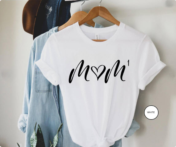 Mom of [Number] Personalized Sweatshirt & T-Shirt – Custom Mom Gift