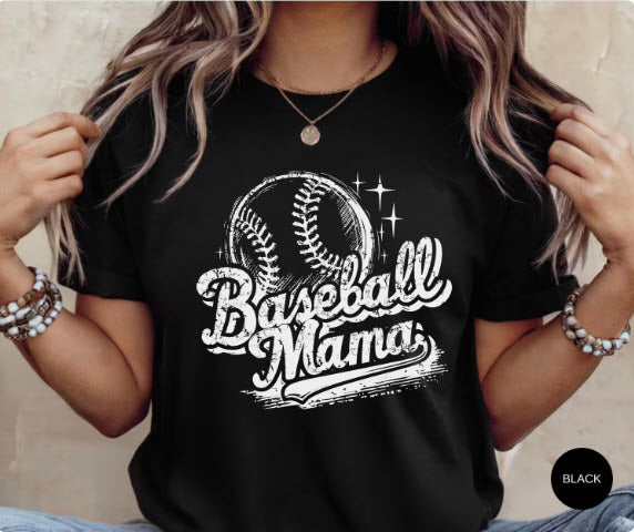 Baseball Mama Shirt | Proud Baseball Mom Tee for Game Day & Mother's Day Gift