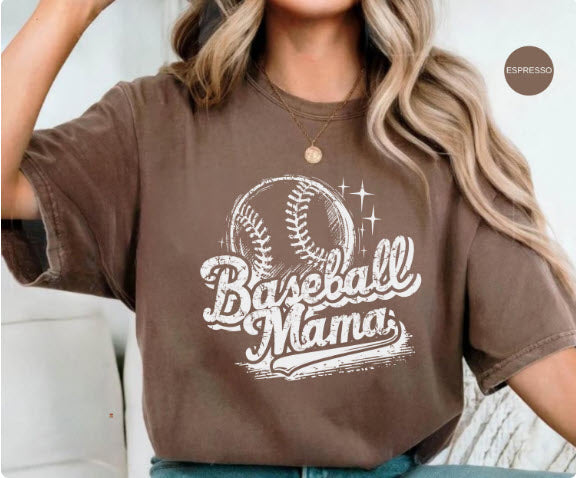 Baseball Mama Shirt | Proud Baseball Mom Tee for Game Day & Mother's Day Gift