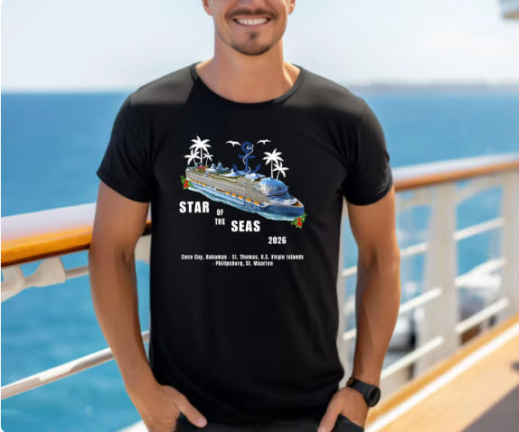 Star of the Seas 2026 Cruise Shirt | Personalized Ports of Call Tee