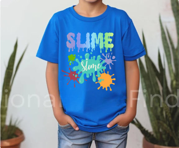 Personalized Slime Birthday Shirts | Matching Family Slime Party Tees