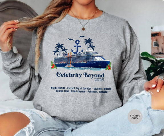 Celebrity Beyond Cruise Shirt | Personalized Matching Family Vacation Tee