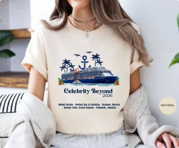 Celebrity Beyond Cruise Shirt | Personalized Matching Family Vacation Tee