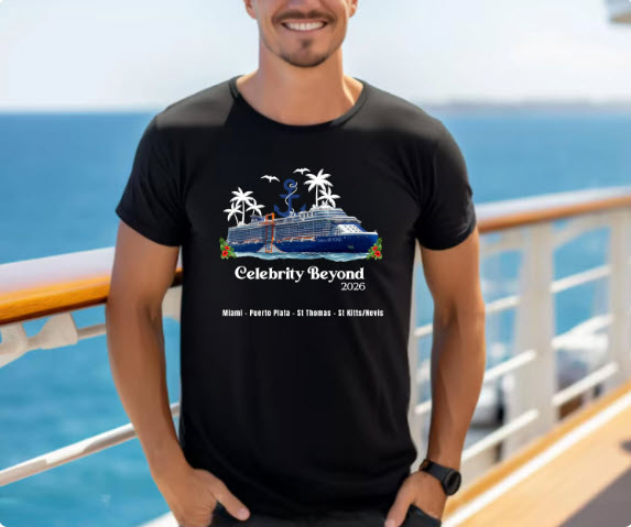 Celebrity Beyond Cruise Shirt | Personalized Matching Family Vacation Tee