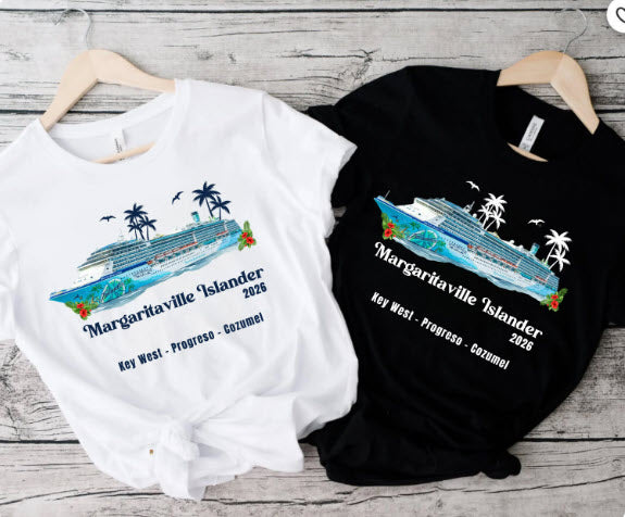 Margaritaville Islander 2026 Cruise Shirt | Key West Progreso Cozumel Tee | Caribbean Cruise Souvenir