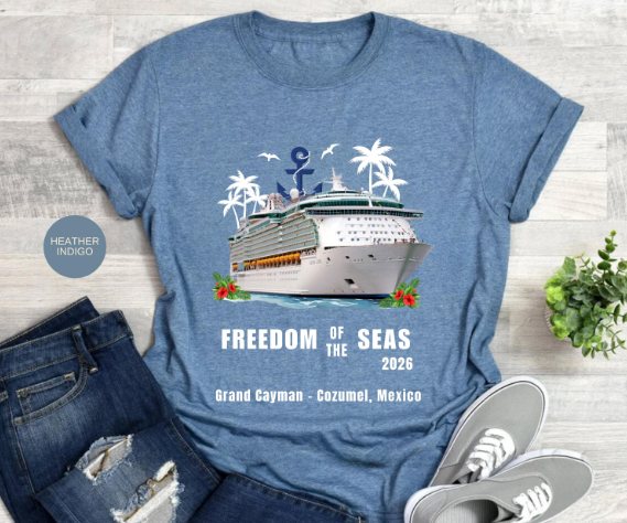 Freedom of the Seas Cruise Shirt | Grand Cayman Cozumel Mexico Tee | Royal Caribbean Cruise Souvenir Gift