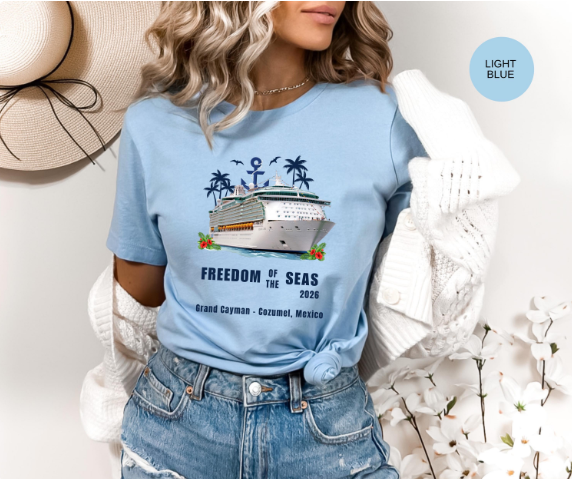 Freedom of the Seas Cruise Shirt | Grand Cayman Cozumel Mexico Tee | Royal Caribbean Cruise Souvenir Gift