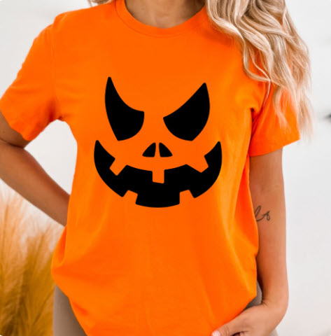 Jack O Lantern Family Matching Halloween Shirts | Pumpkin Face Halloween Tee | Family Halloween Costume Shirts | Group Halloween Shirts