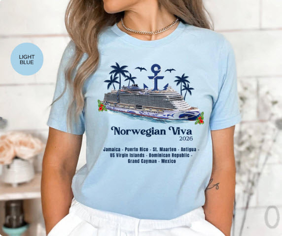 Norwegian Viva Cruise Shirt | NCL Group Tee