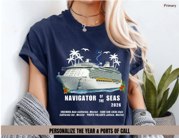 Navigator of the Seas Cruise Shirt | Royal Caribbean Group Tee | Cruise Souvenir Shirt | Custom Cruise Ship Shirt