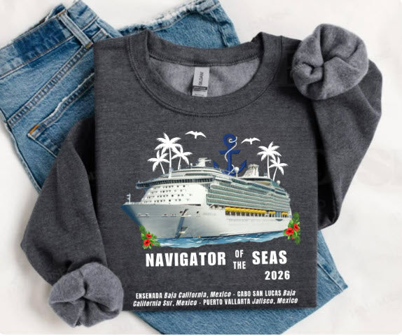 Navigator of the Seas Cruise Shirt | Royal Caribbean Group Tee | Cruise Souvenir Shirt | Custom Cruise Ship Shirt