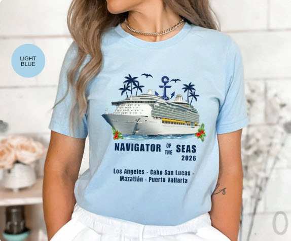 Navigator of the Seas Cruise Shirt | Royal Caribbean Group Tee | Cruise Souvenir Shirt | Custom Cruise Ship Shirt