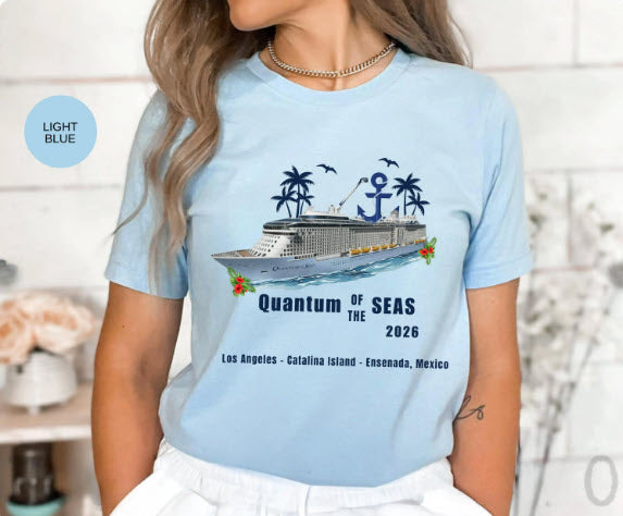Quantum of the Seas Cruise Shirt | Royal Caribbean Group Tee | Cruise Souvenir Shirt | Cruise Ship Gift