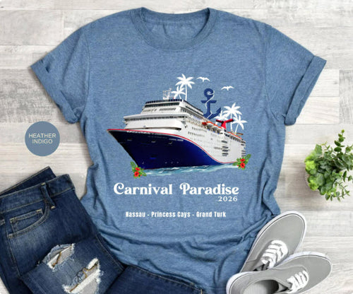 Carnival Paradise Cruise Shirt | Carnival Cruise Group Tee
