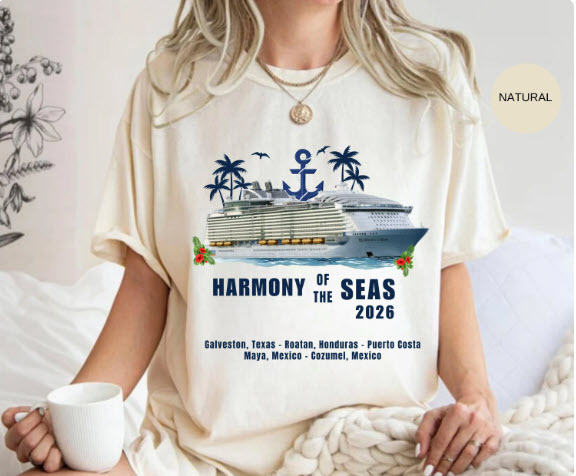 Harmony of the Seas Cruise Shirt | Royal Caribbean Group Tee | Caribbean Cruise Souvenir Shirt | Cruise Ship Gift