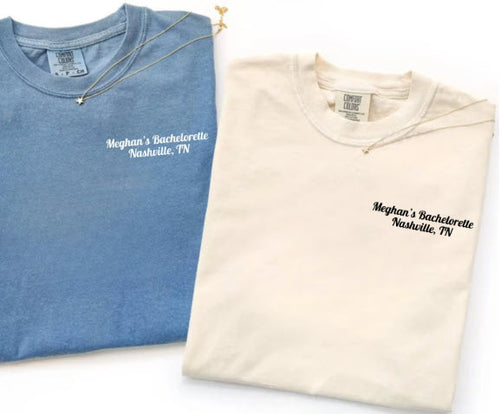 Bride and Tribe Bachelorette Shirts | Personalized Bachelorette Party Tees
