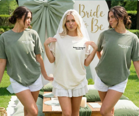 Bride and Tribe Bachelorette Shirts | Personalized Bachelorette Party Tees
