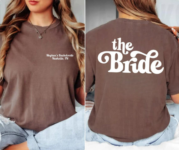 Bride and Tribe Bachelorette Shirts | Personalized Bachelorette Party Tees