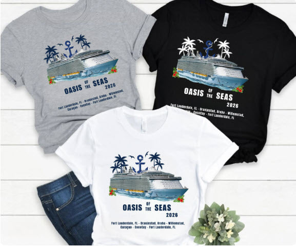 Oasis of the Seas Cruise Shirt | Royal Caribbean Group Tee | Cruise Ship Gift