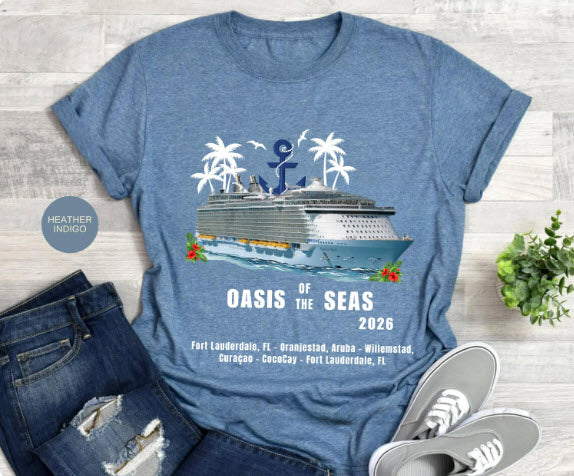 Oasis of the Seas Cruise Shirt | Royal Caribbean Group Tee | Cruise Ship Gift