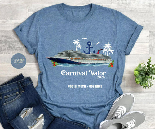 Carnival Valor Cruise Shirt | Carnival Cruise Group Tee | Cruise Ship Gift
