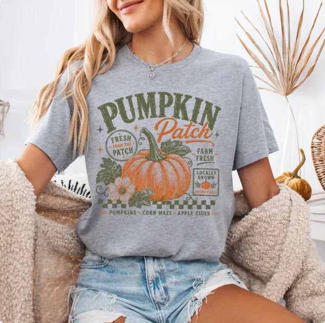 Pumpkin Patch Sweatshirt | Vintage Fall Crewneck Autumn Shirt