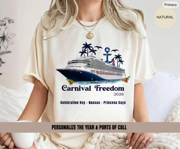 Carnival Freedom Cruise Shirt | Carnival Cruise Group Tee | Cruise Ship Gift