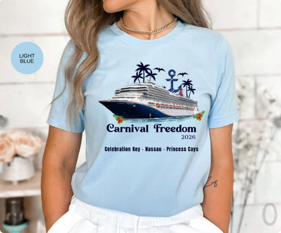 Carnival Freedom Cruise Shirt | Carnival Cruise Group Tee | Cruise Ship Gift