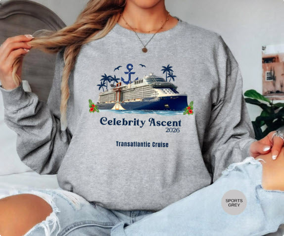 Celebrity Ascent Transatlantic Cruise Shirt | Celebrity Cruise Tee Gift