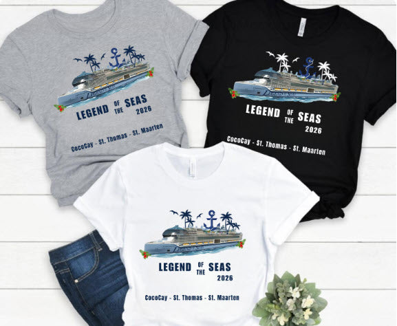 Legend of the Seas Cruise Shirt | Group Cruise Tee