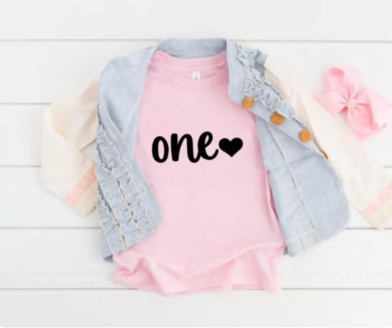 Kids Birthday Number Shirt | Toddler Birthday Tee One Through Ten