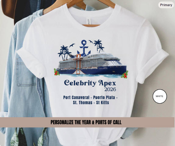 Celebrity Apex Cruise Shirt | Group Cruise Tee