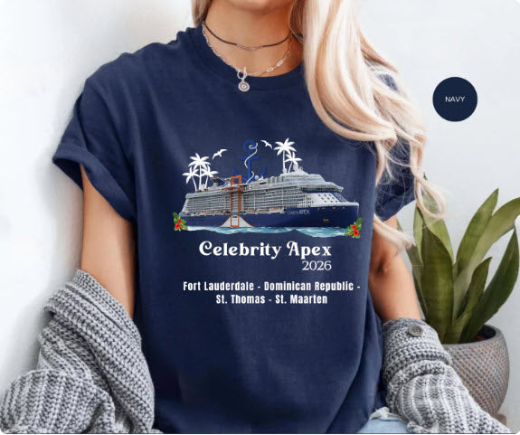 Celebrity Apex Cruise Shirt | Group Cruise Tee