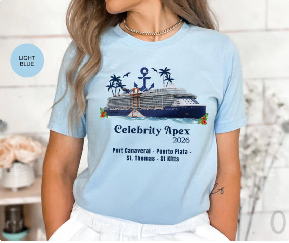 Celebrity Apex Cruise Shirt | Group Cruise Tee