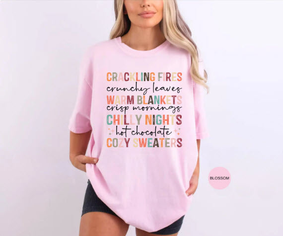 Fall Vibes Sweatshirt | Crackling Fires Crunchy Leaves Cozy Autumn Crewneck