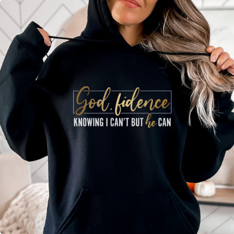 Godfidence Sweatshirt | Christian Faith Crewneck