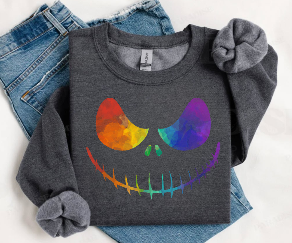 Jack Skellington Rainbow Pride Shirt | LGBT Halloween Tee | Nightmare Before Christmas Pride Shirt Gift