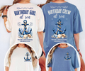 Birthday Girl at Sea Personalized Cruise Shirt | Birthday Crew Matching Tees | Caribbean Birthday Group Shirts