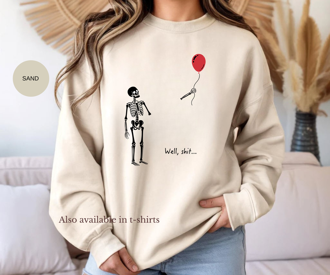 Funny Halloween Shirt | Sarcastic Spooky Season Tee| Skeleton Halloween Shirt