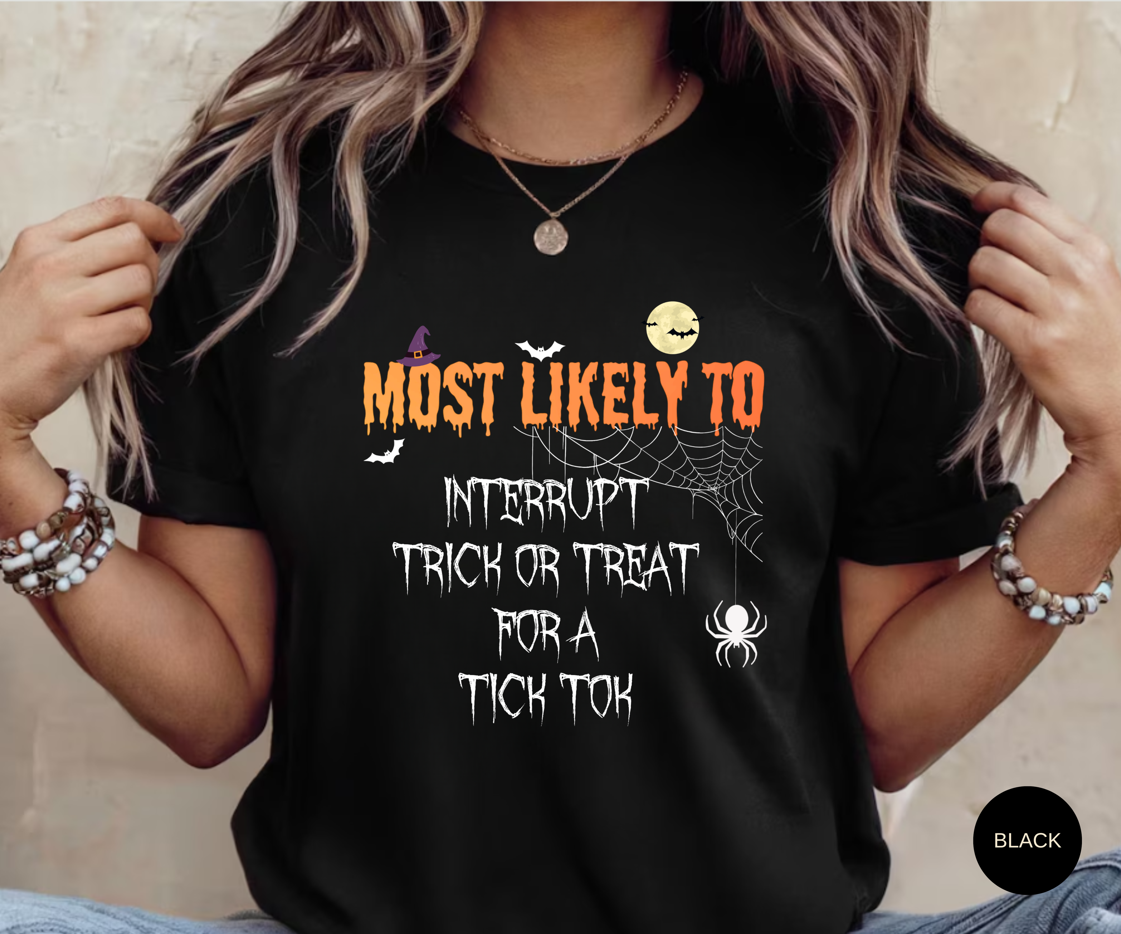 Most Likely To Halloween Shirt | Personalized Funny Halloween Tee | Custom Halloween Gift for Women & Groups