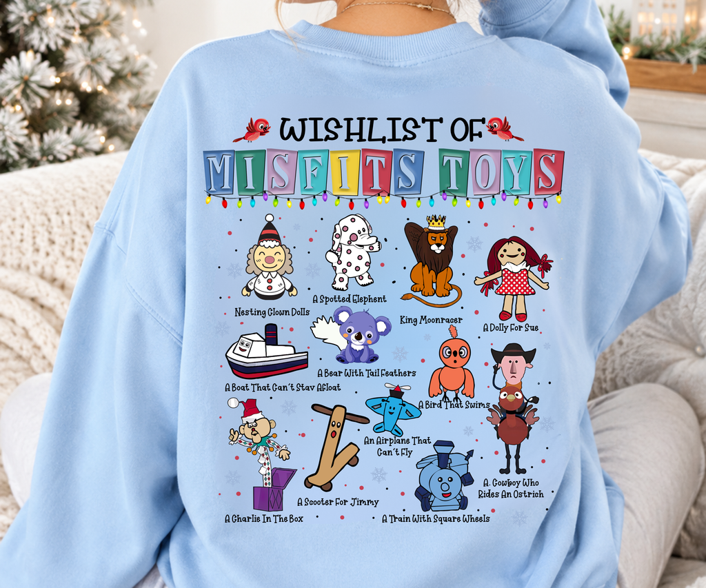 A Bit of a Misfit Sweatshirt | Rudolph Misfit Toys Christmas Sweater