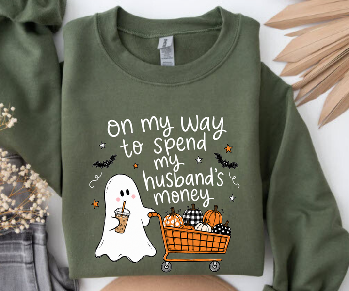 Funny Halloween Mom Shirt | Halloween Shopping Shirt | Husband’s Money