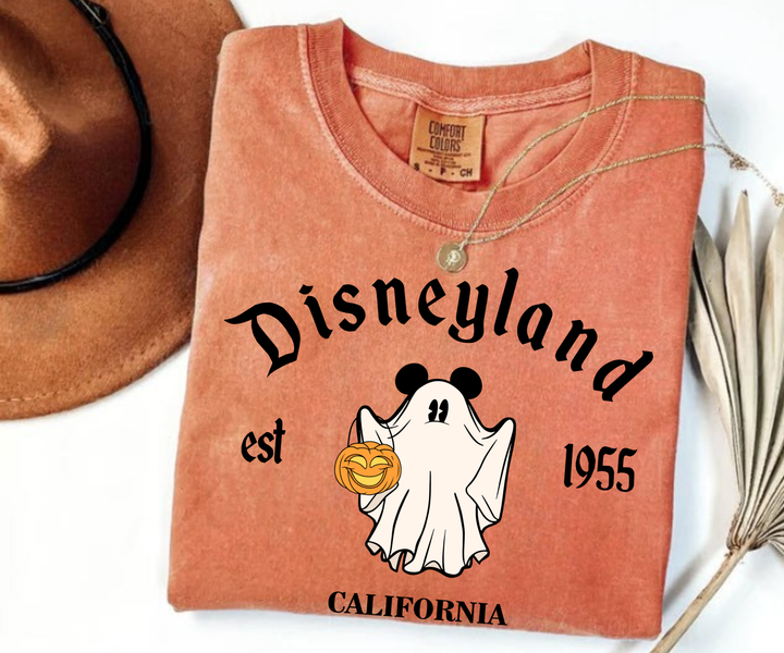 Halloween Theme Park Shirt | Matching Couple Halloween Shirts | Retro Halloween Tee