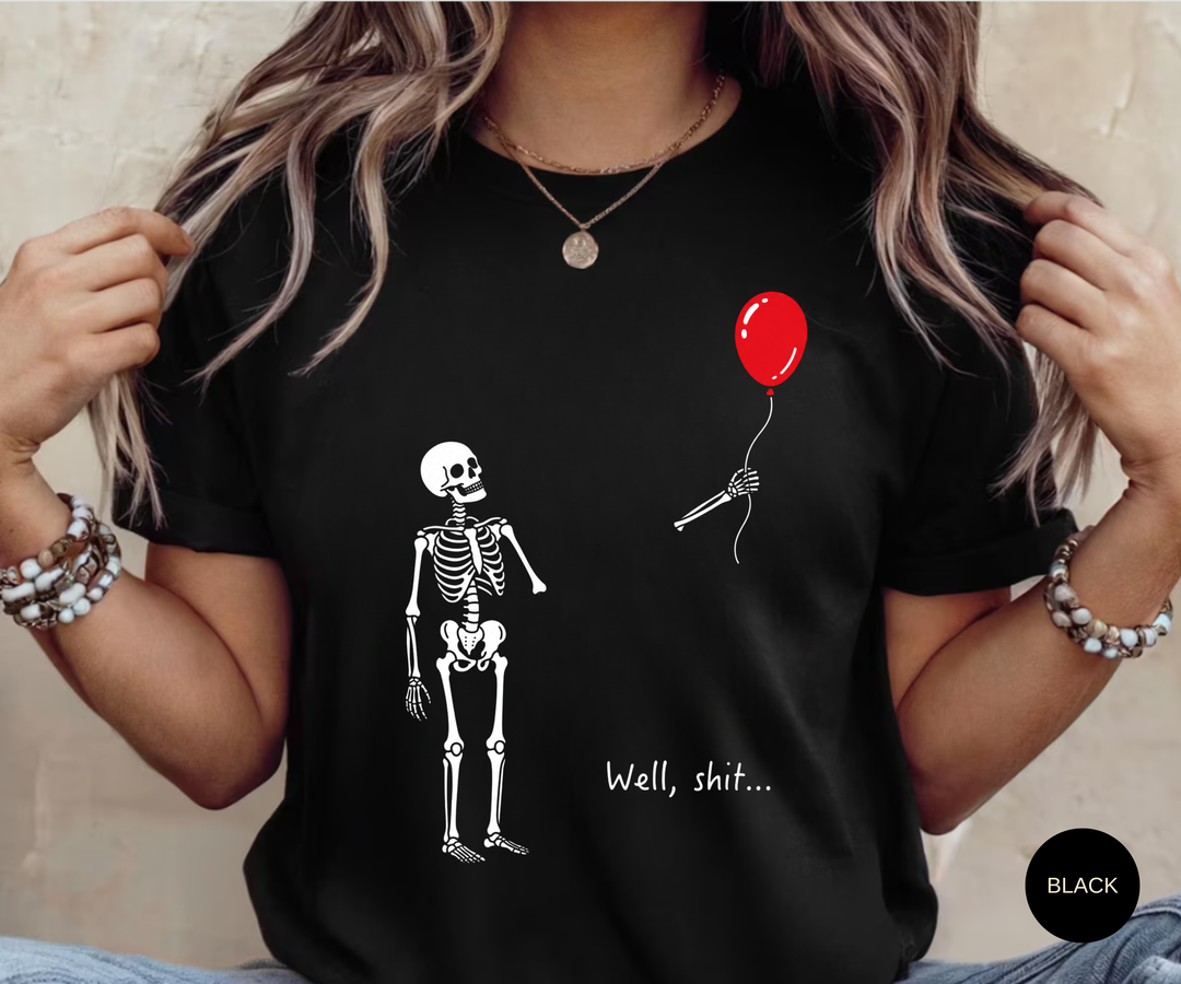 Funny Halloween Shirt | Sarcastic Spooky Season Tee| Skeleton Halloween Shirt