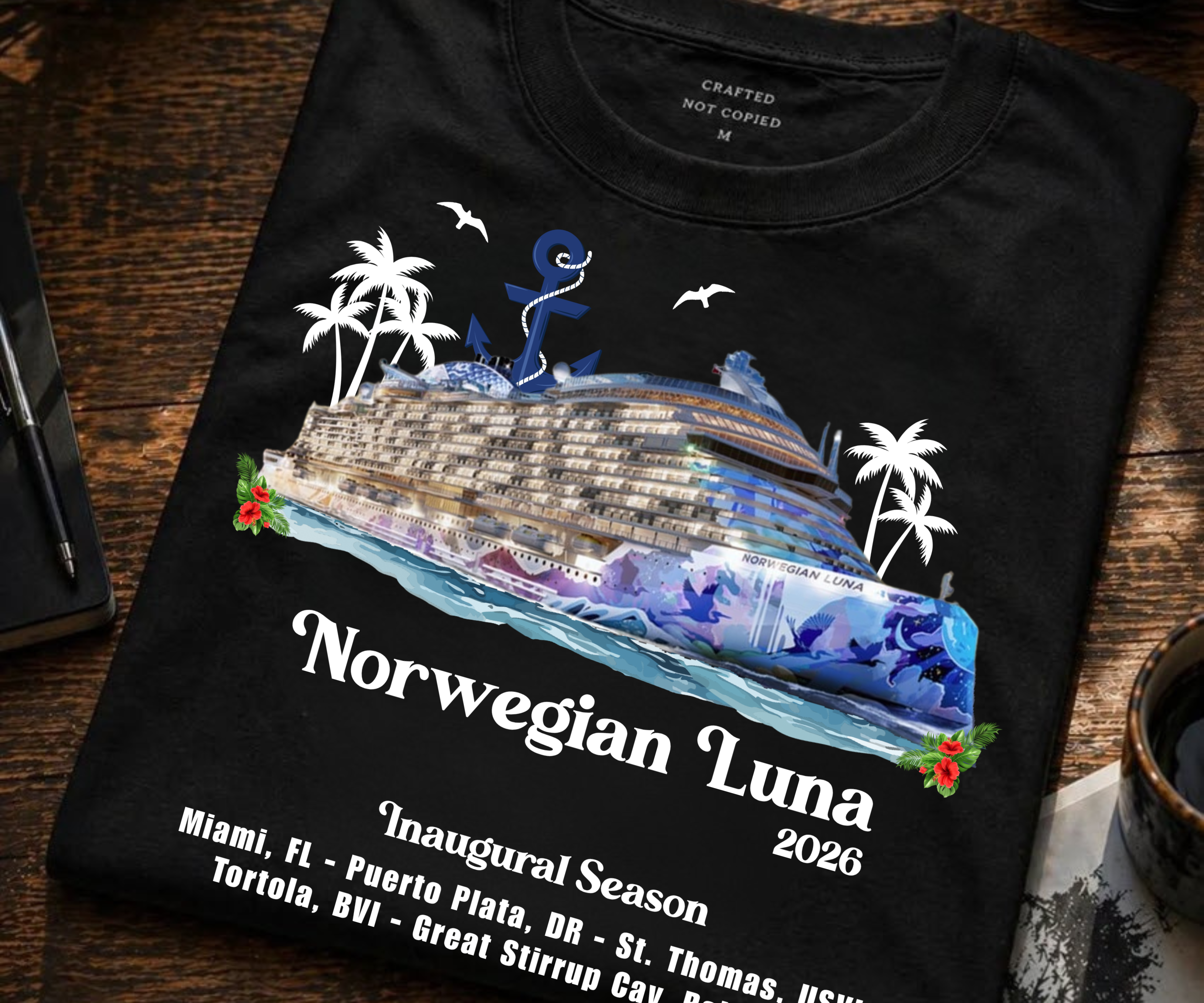 Custom Cruise Shirts | Personalized Matching Family Vacation Travel Tee