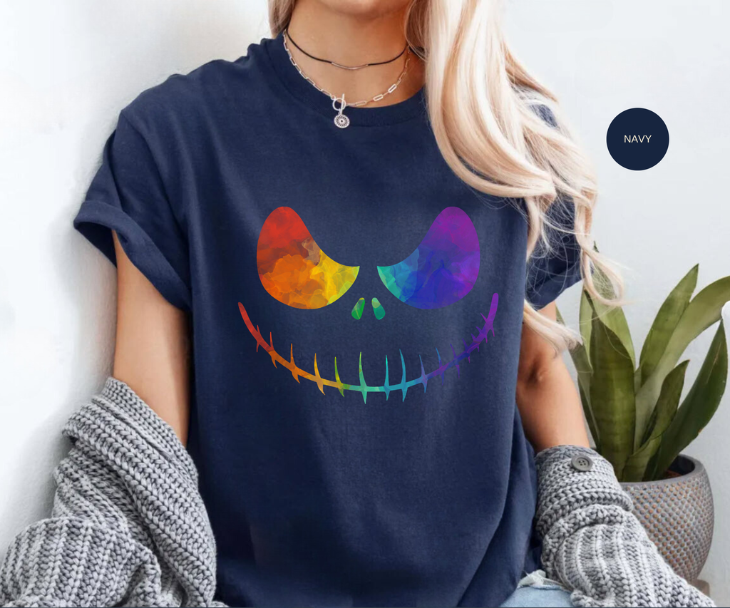 Jack Skellington Rainbow Pride Shirt | LGBT Halloween Tee | Nightmare Before Christmas Pride Shirt Gift