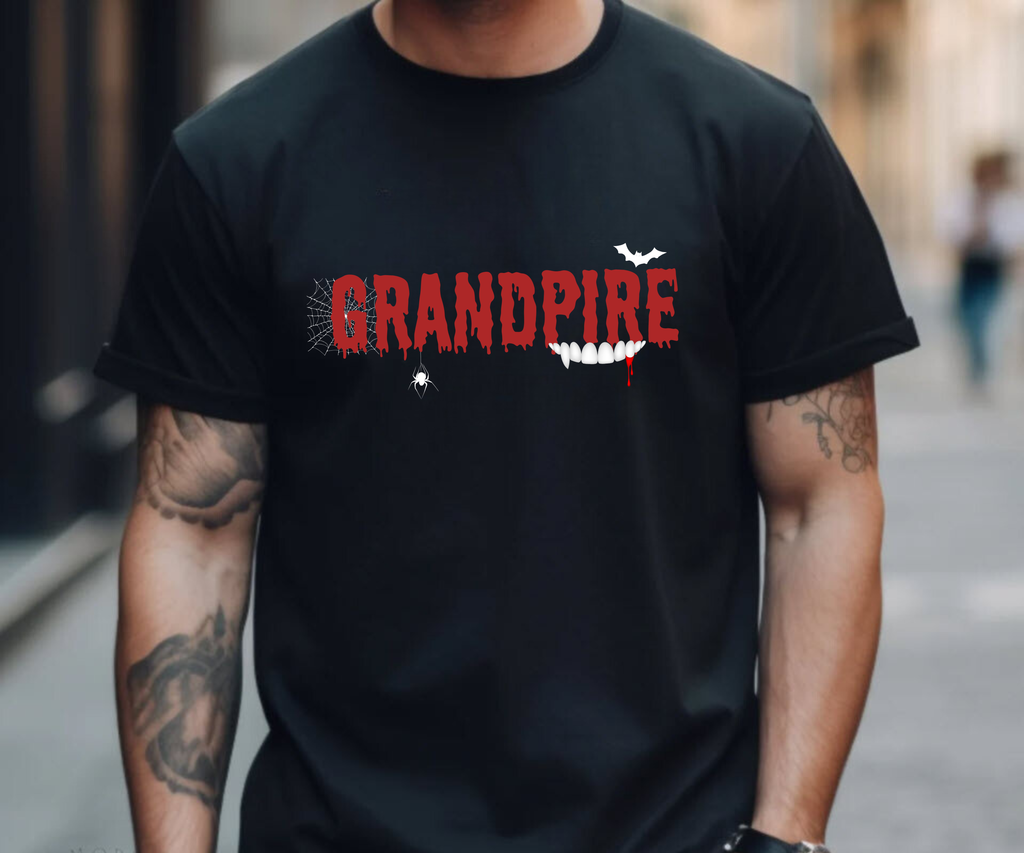 Family Matching Halloween Shirts | Momster Dadcula Grandpire Ghoulma Lil Boo Tiny Terror Tee | Halloween Family Costume Shirts