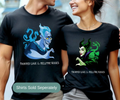 Hades and Maleficent Couples Halloween Shirt | Thorned Love & Hellfire Kisses Disney Villain Tee | Halloween Couples Matching Shirts