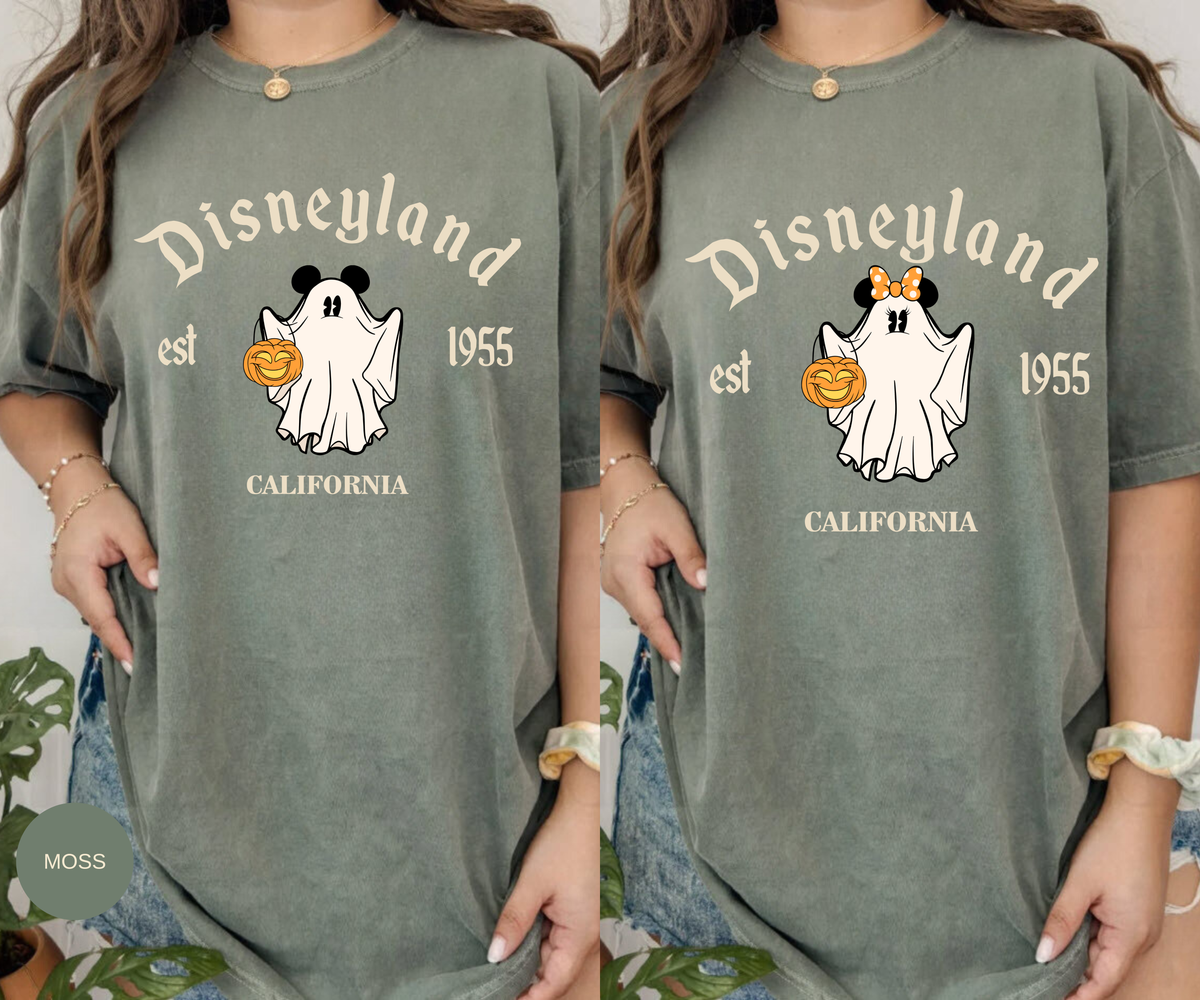 Halloween Theme Park Shirt | Matching Couple Halloween Shirts | Retro Halloween Tee