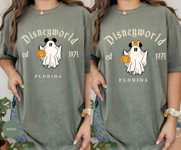 Halloween Theme Park Shirt | Matching Couple Halloween Shirts | Retro Halloween Tee Florida
